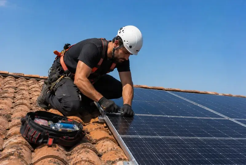 Maintenance et monitoring de panneaux solaires à la Bâtie-Rolland